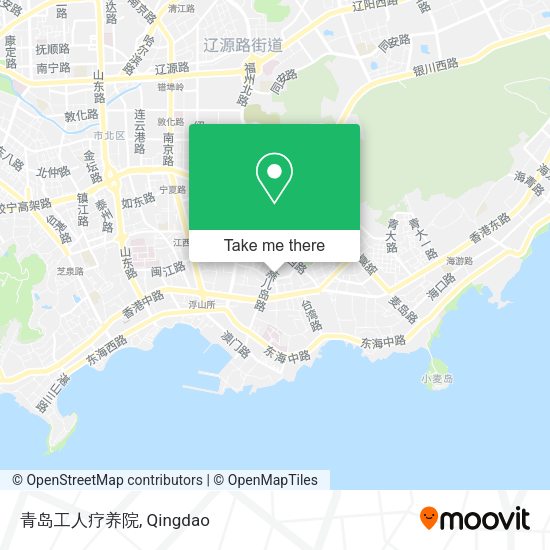 青岛工人疗养院 map