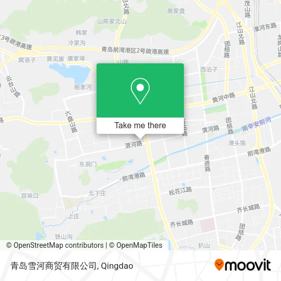 青岛雪河商贸有限公司 map