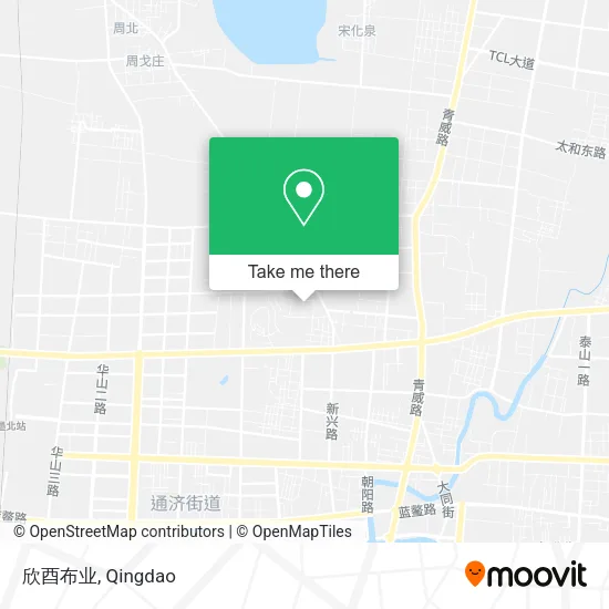 欣酉布业 map