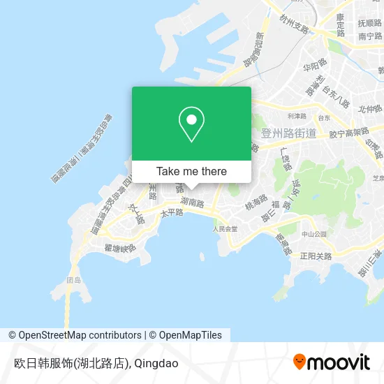 欧日韩服饰(湖北路店) map