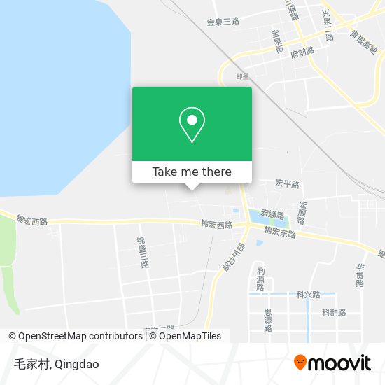 毛家村 map