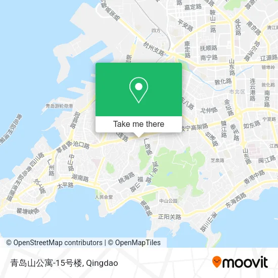 青岛山公寓-15号楼 map