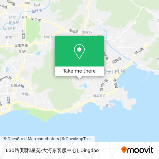 630路(颐和星苑-大河东客服中心) map