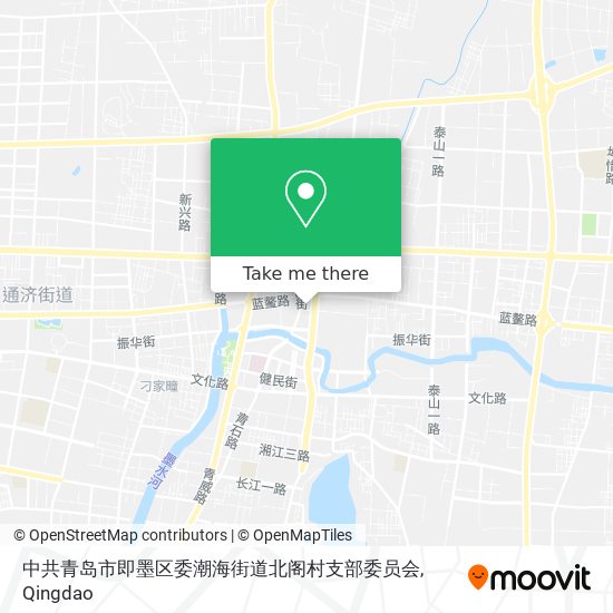 中共青岛市即墨区委潮海街道北阁村支部委员会 map