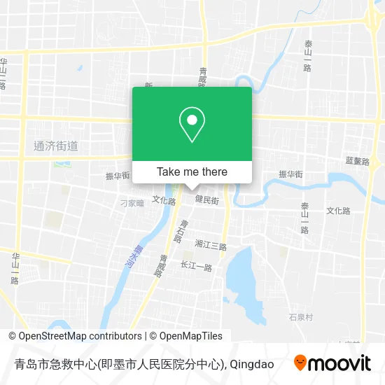 青岛市急救中心(即墨市人民医院分中心) map