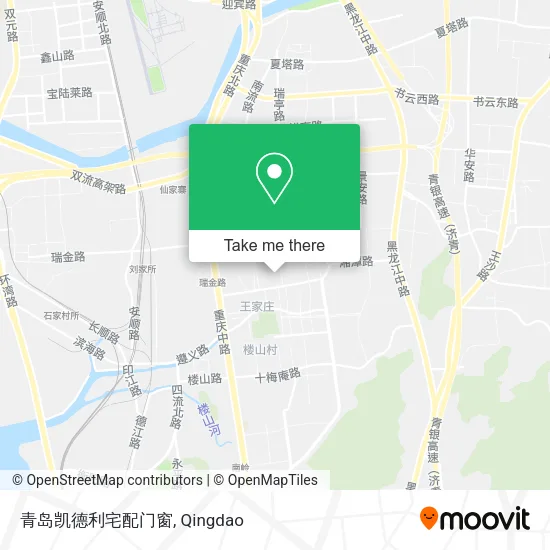 青岛凯德利宅配门窗 map
