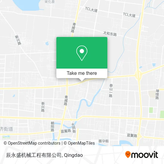 辰永盛机械工程有限公司 map