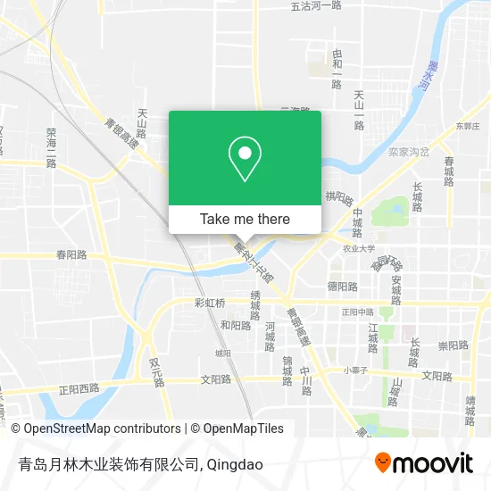 青岛月林木业装饰有限公司 map