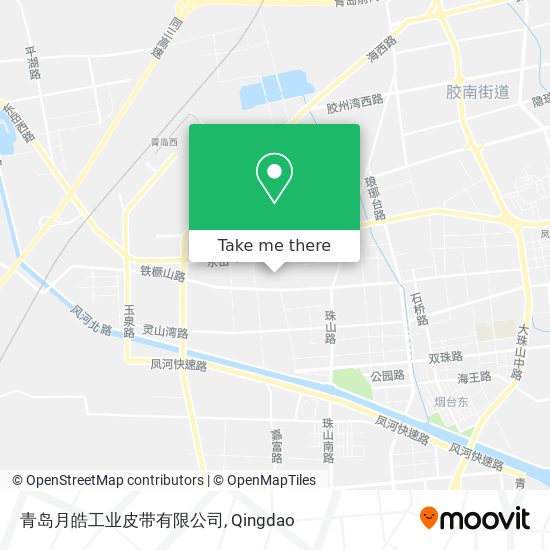 青岛月皓工业皮带有限公司 map