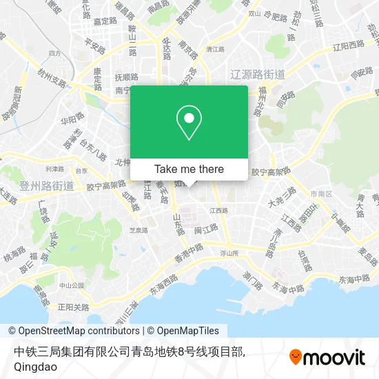 中铁三局集团有限公司青岛地铁8号线项目部 map