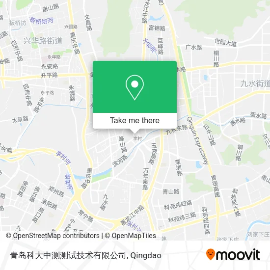 青岛科大中测测试技术有限公司 map