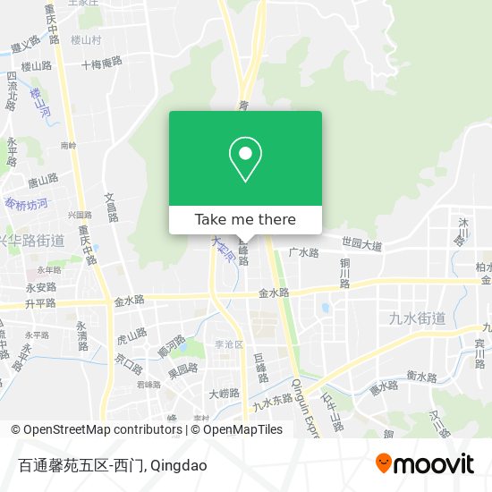 百通馨苑五区-西门 map