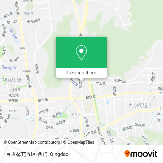 百通馨苑五区-西门 map