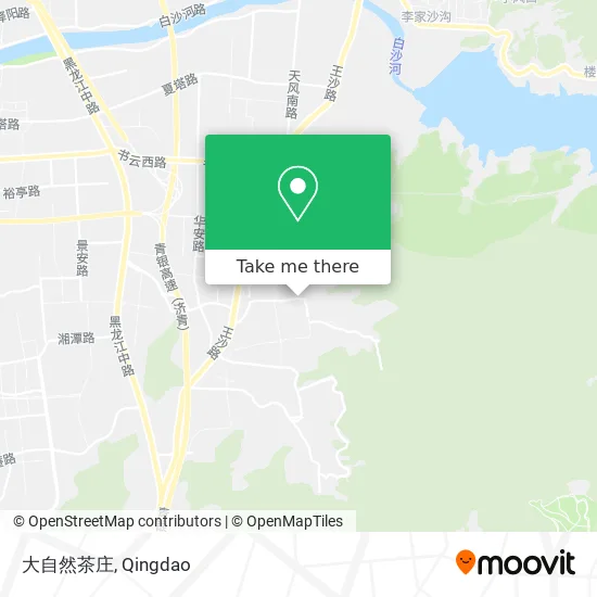 大自然茶庄 map