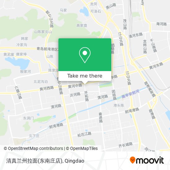 清真兰州拉面(东南庄店) map