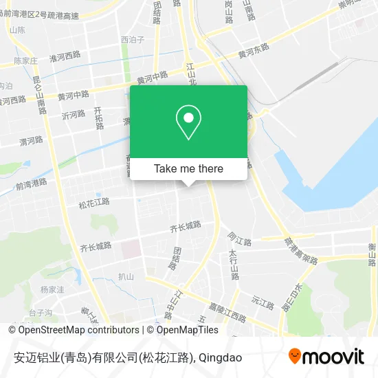 安迈铝业(青岛)有限公司(松花江路) map