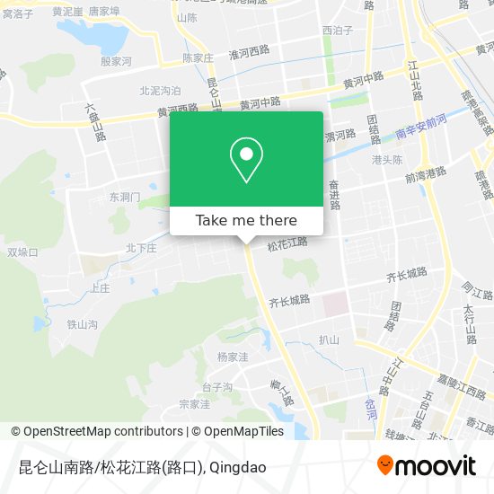 昆仑山南路/松花江路(路口) map