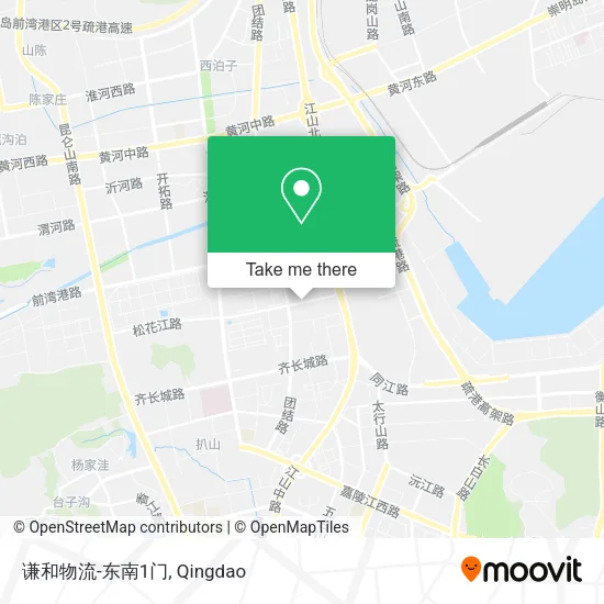 谦和物流-东南1门 map
