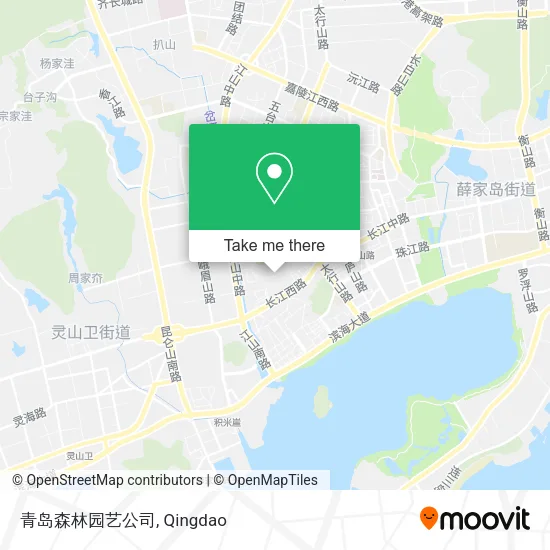 青岛森林园艺公司 map