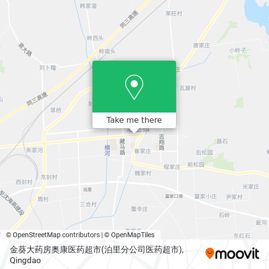金葵大药房奥康医药超市(泊里分公司医药超市) map