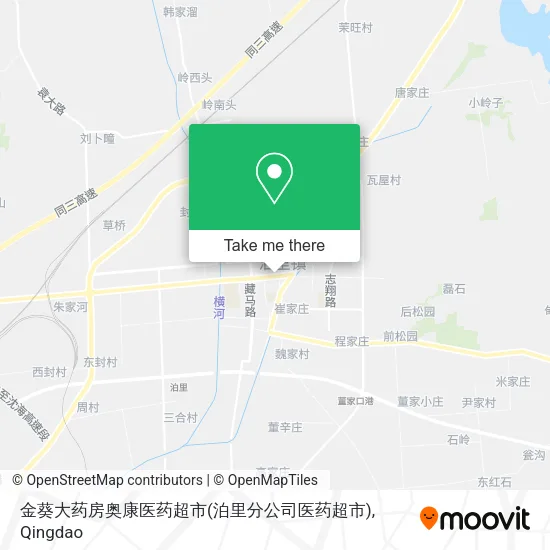 金葵大药房奥康医药超市(泊里分公司医药超市) map