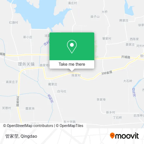 管家茔 map