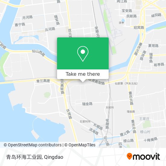 青岛环海工业园 map