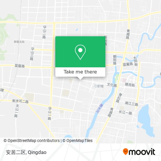 安居二区 map