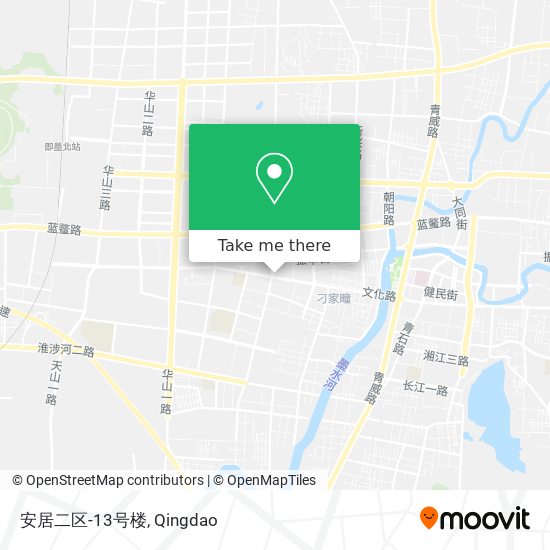 安居二区-13号楼 map