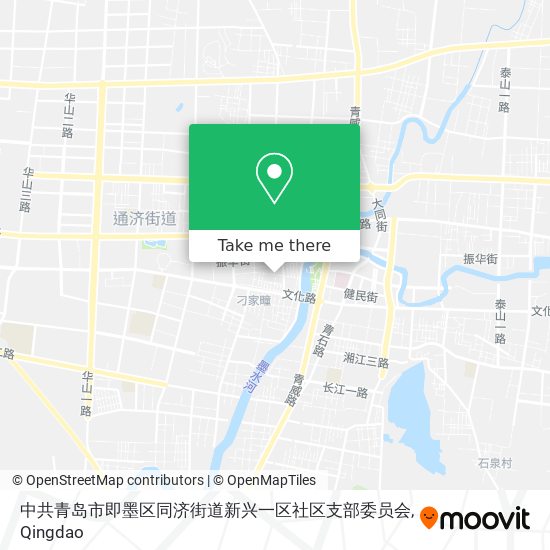 中共青岛市即墨区同济街道新兴一区社区支部委员会 map