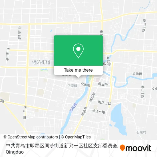 中共青岛市即墨区同济街道新兴一区社区支部委员会 map