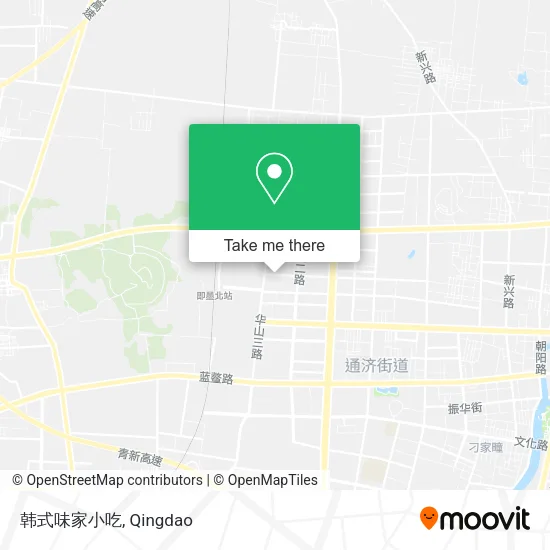 韩式味家小吃 map