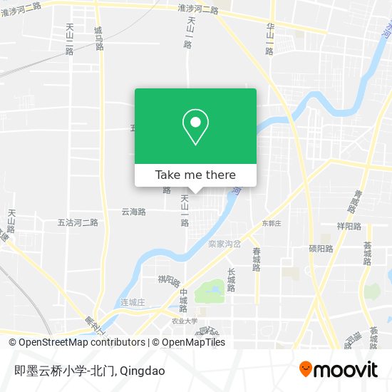 即墨云桥小学-北门 map