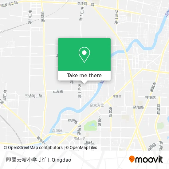 即墨云桥小学-北门 map