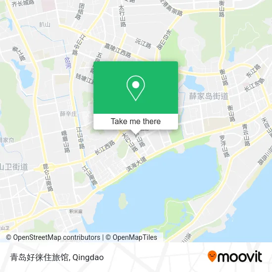 青岛好徕住旅馆 map