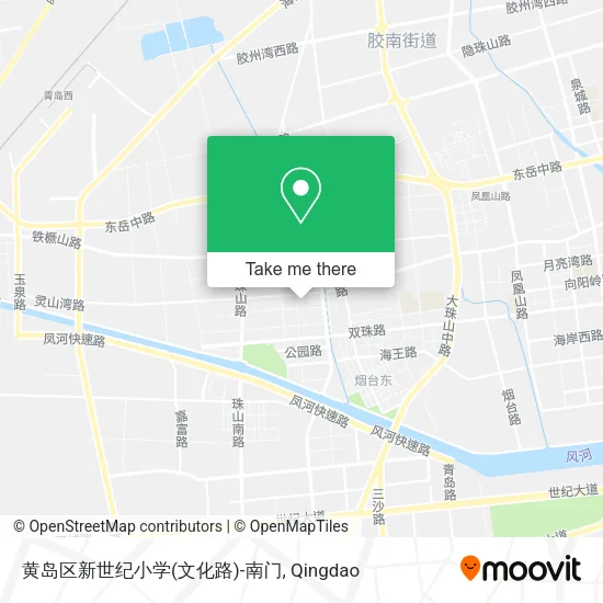 黄岛区新世纪小学(文化路)-南门 map