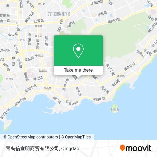 青岛信宜明商贸有限公司 map