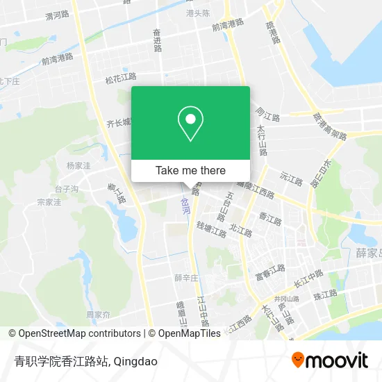 青职学院香江路站 map