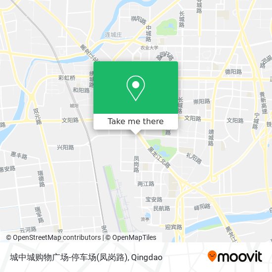 城中城购物广场-停车场(凤岗路) map