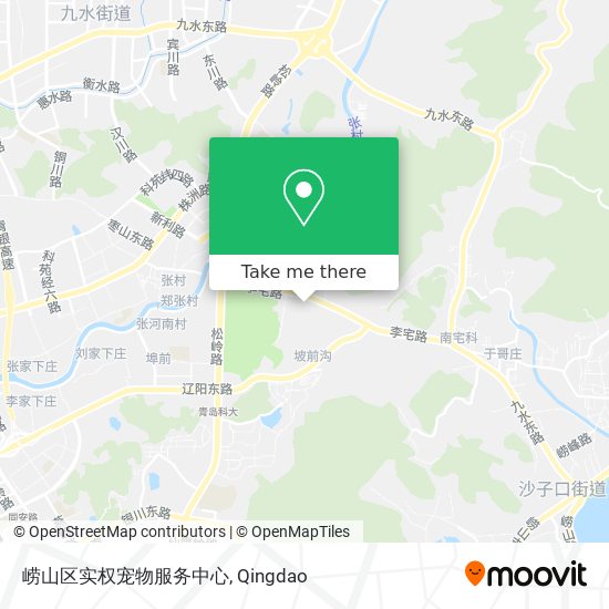 崂山区实权宠物服务中心 map