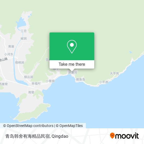 青岛韩舍有海精品民宿 map