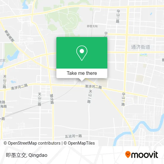 即墨立交 map