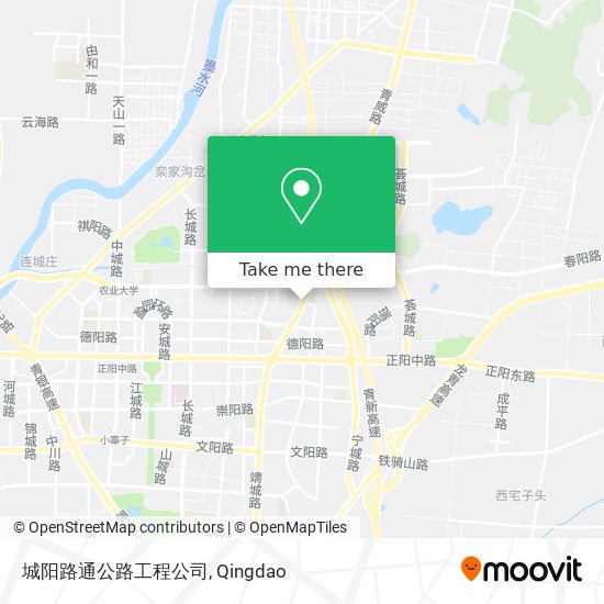 城阳路通公路工程公司 map