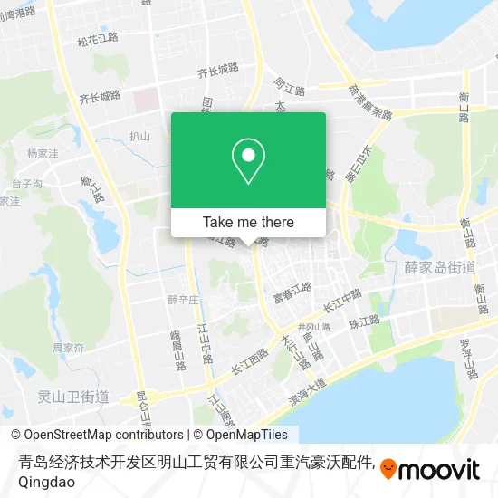 青岛经济技术开发区明山工贸有限公司重汽豪沃配件 map