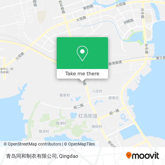 青岛同和制衣有限公司 map