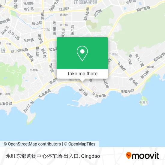 永旺东部购物中心停车场-出入口 map