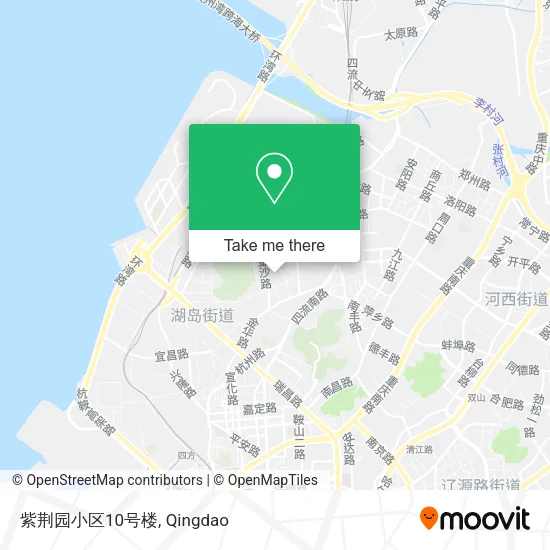 紫荆园小区10号楼 map