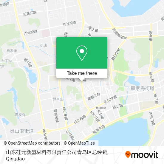 山东硅元新型材料有限责任公司青岛区总经销 map