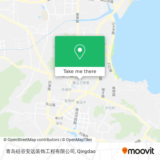 青岛硅谷安远装饰工程有限公司 map