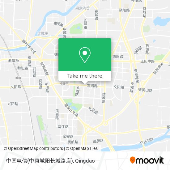 中国电信(中康城阳长城路店) map